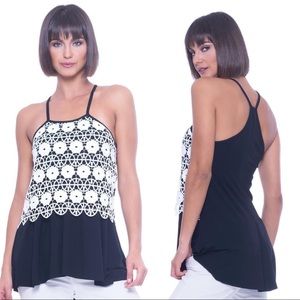 Atina Cristina Lace Tank